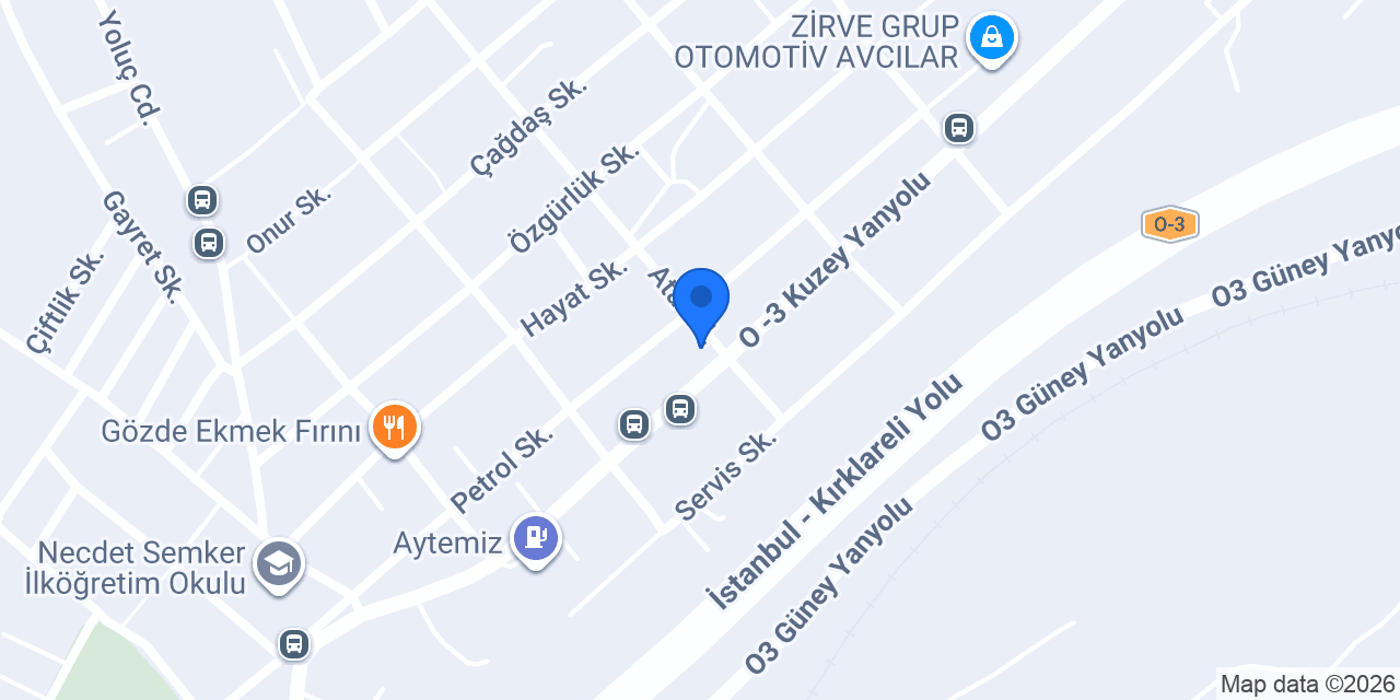 19 Oto Servisi konumu