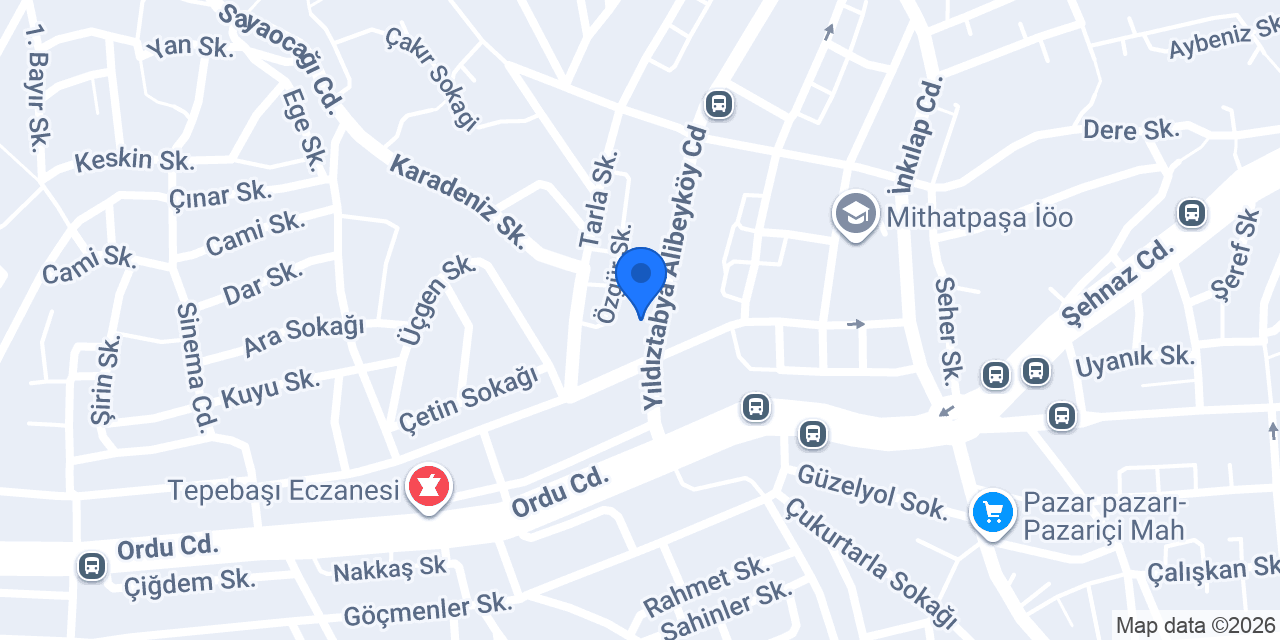 Bilge Eczanesi konumu