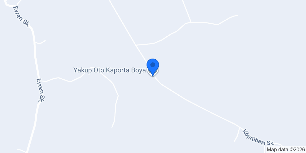 Yakup Oto Kaporta Boya konumu
