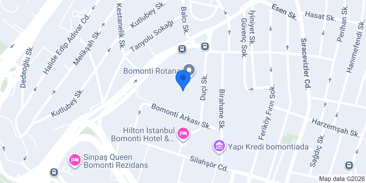 Almora Bomonti Restaurant & Bar - Hookah konumu