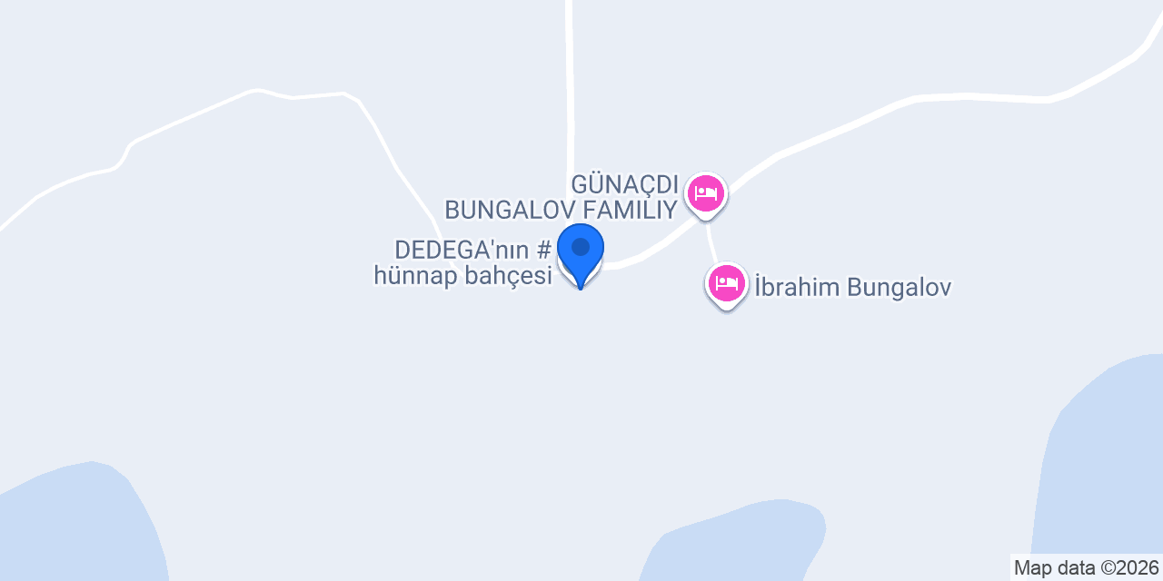 DEDEGA'nın #hünnap bahçesi konumu