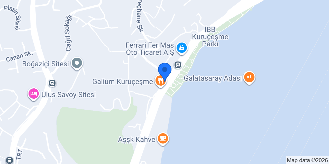 Two Kuruçeşme konumu