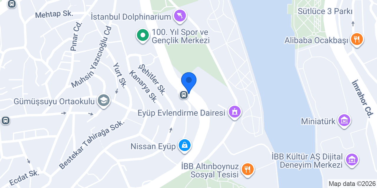 Bahariye Sanat Atolyeleri konumu
