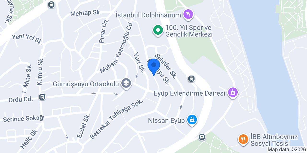 Kanca Kayıt Klip Stüdyosu konumu