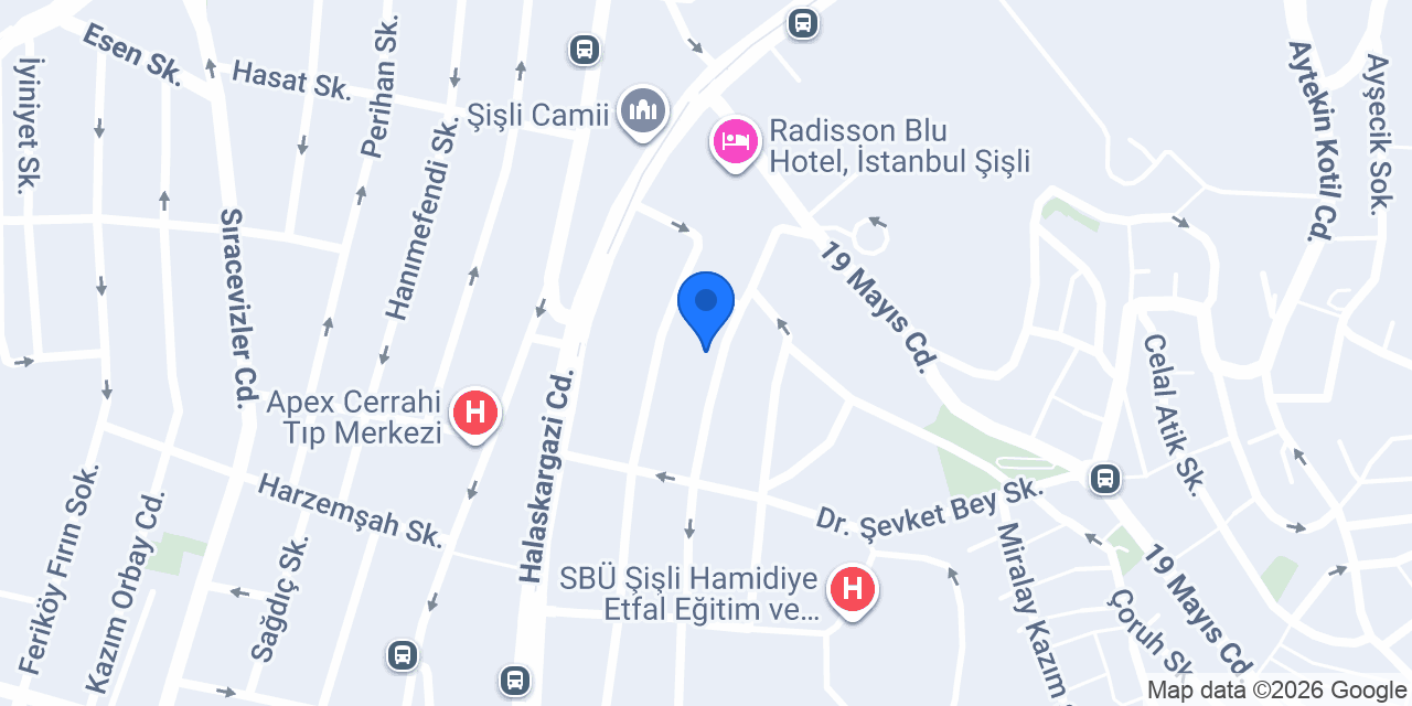 Şişli MLS Hotel konumu
