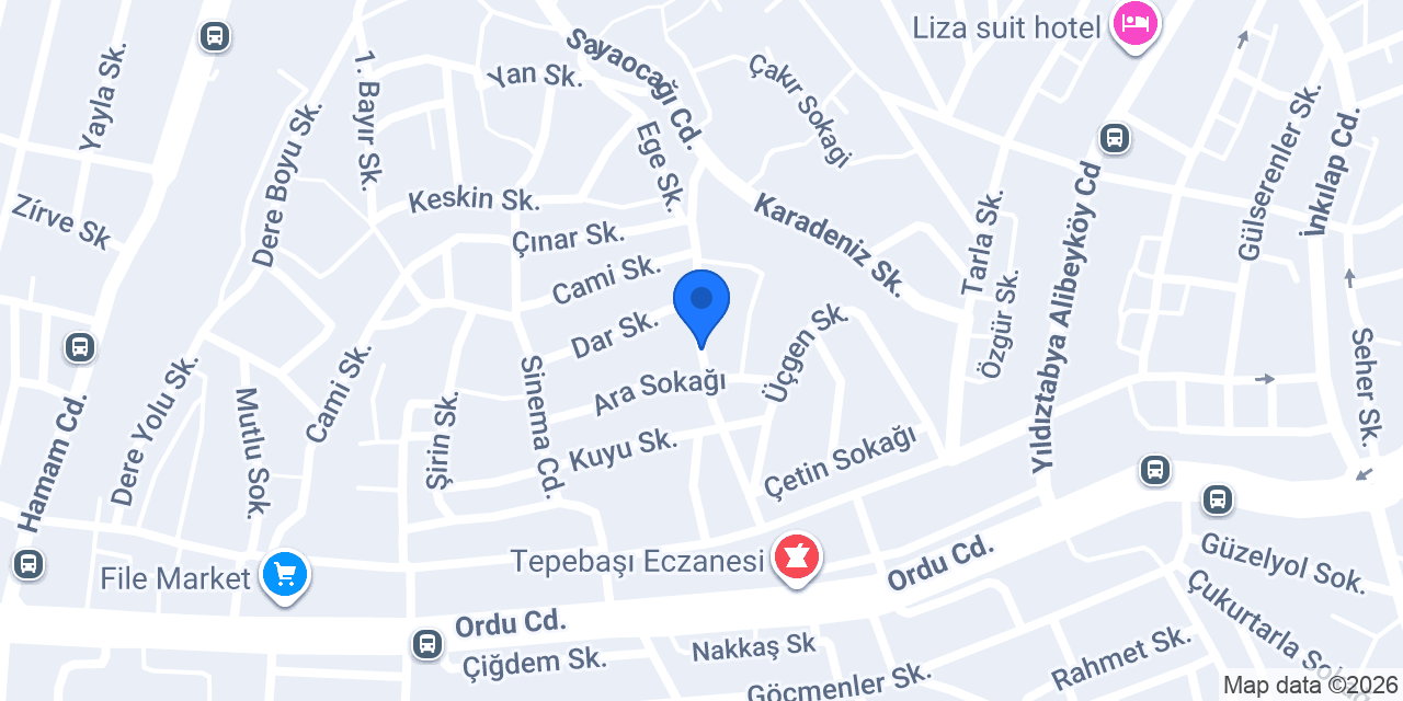 Vizyontepe Evleri konumu