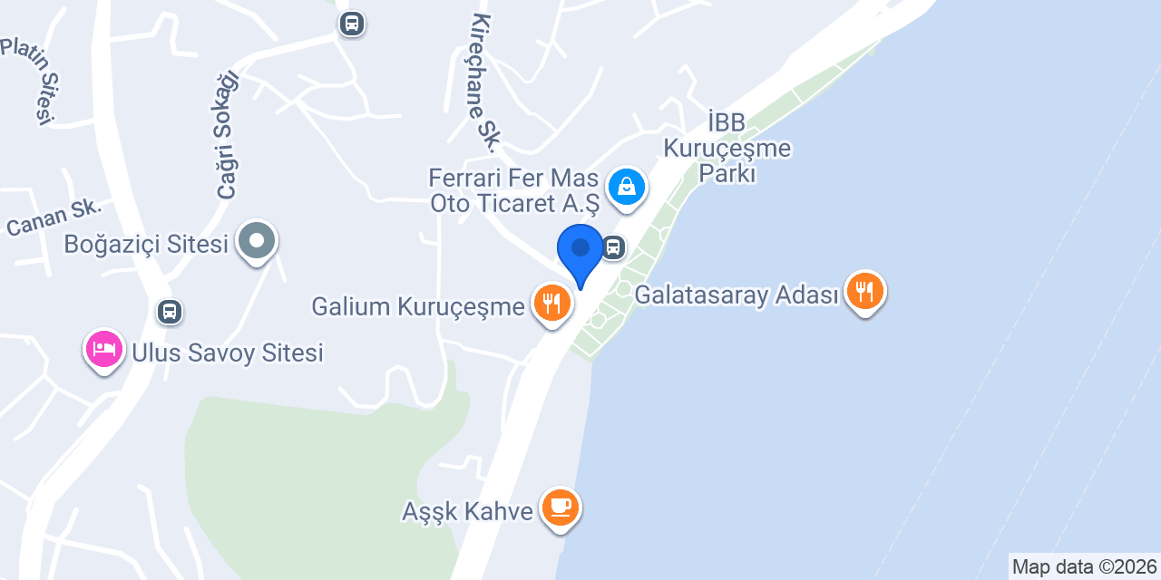 Finalde Çorba Kuruçeşme konumu