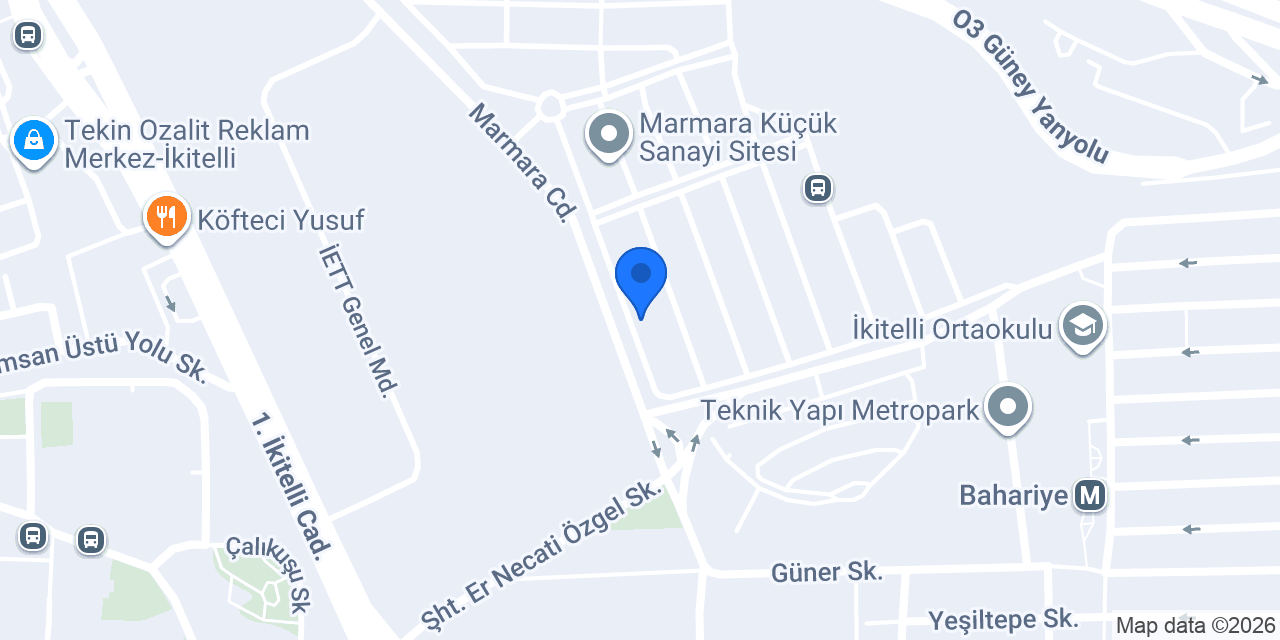 Yıldızlar Catering konumu