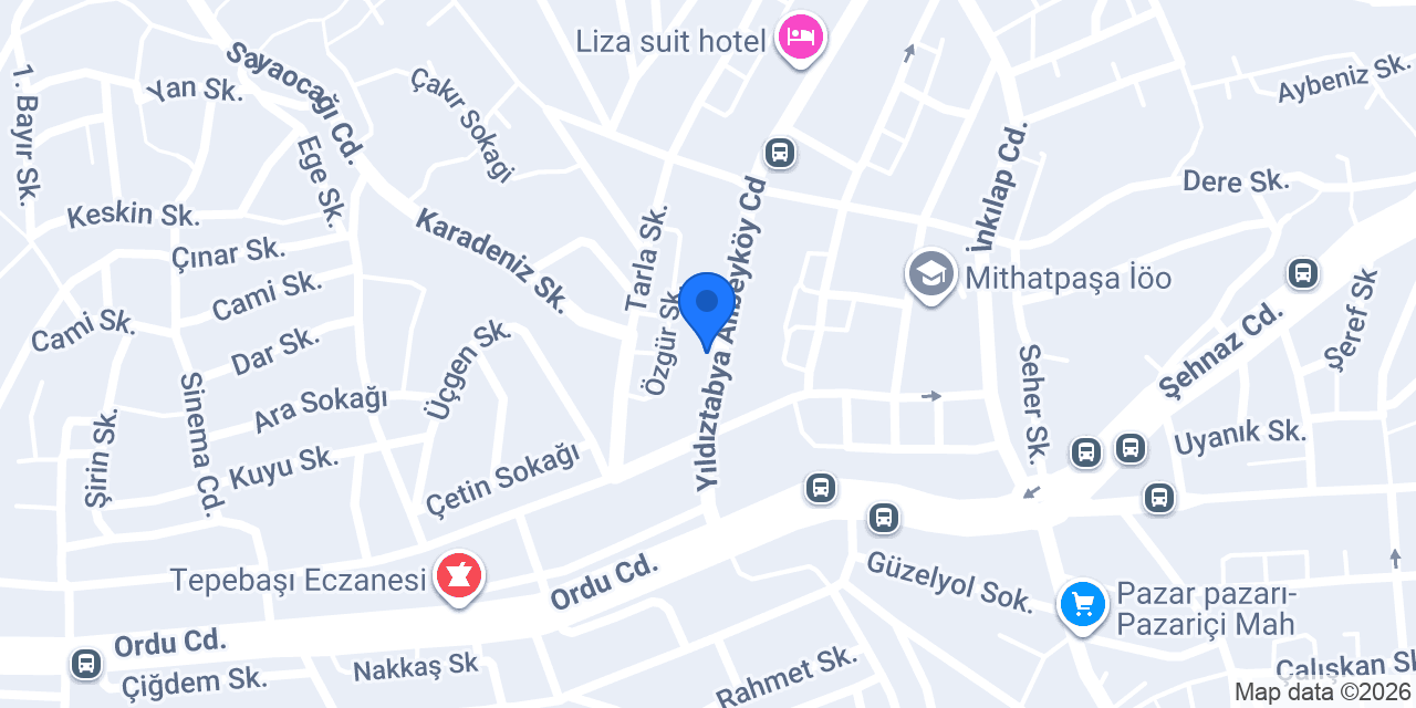 Uslu Eczanesi konumu