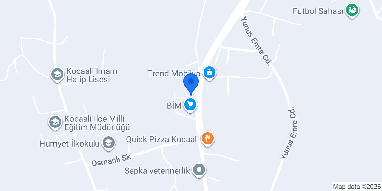 KOCAALİ TÜL PERDE ARTEMİS HALI konumu