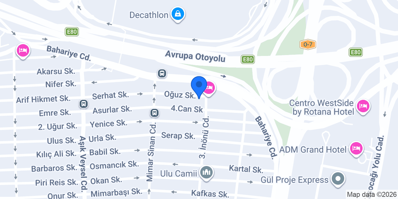 Atakent Cam Balkon konumu