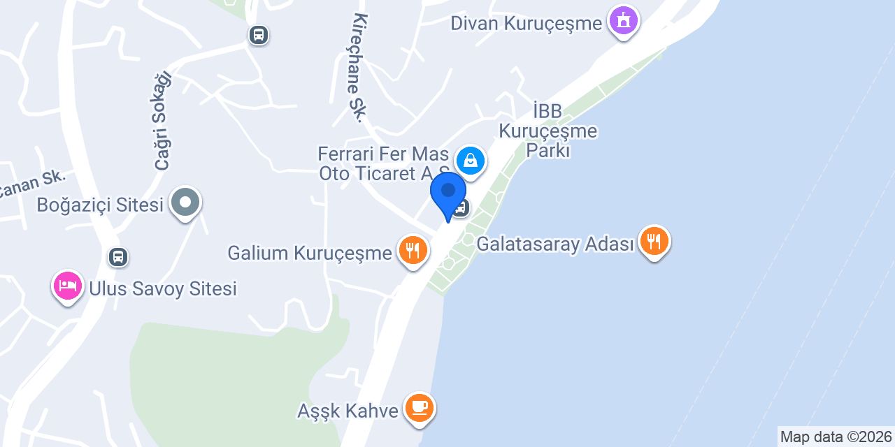 Alaf Kuruçeşme konumu