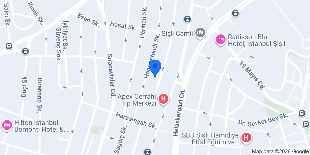 Şişli Uzman Masöz Angelica konumu