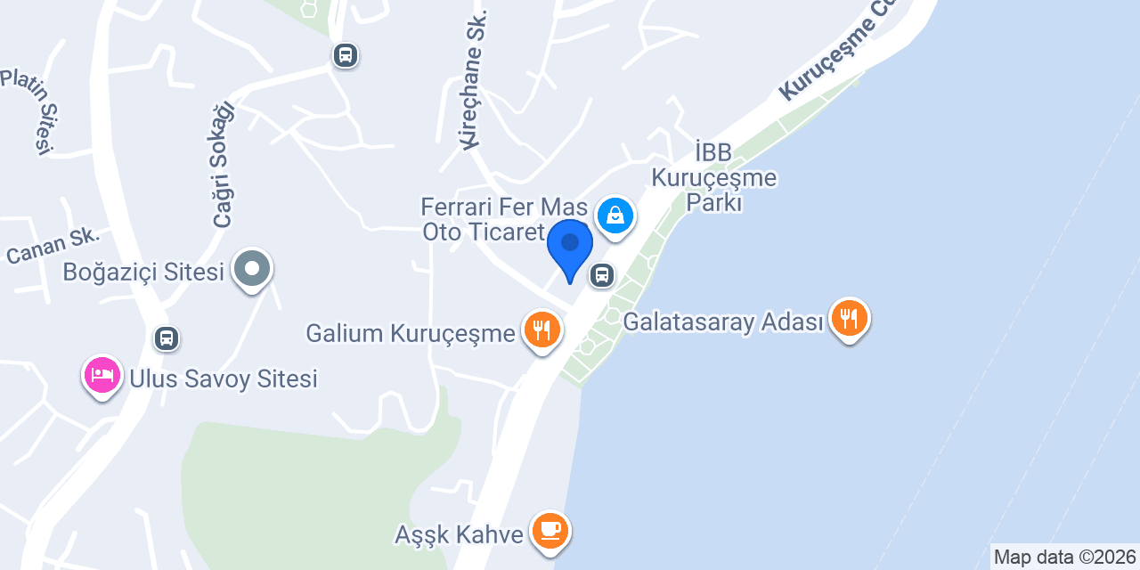 Kuruçeşme Kasabı konumu