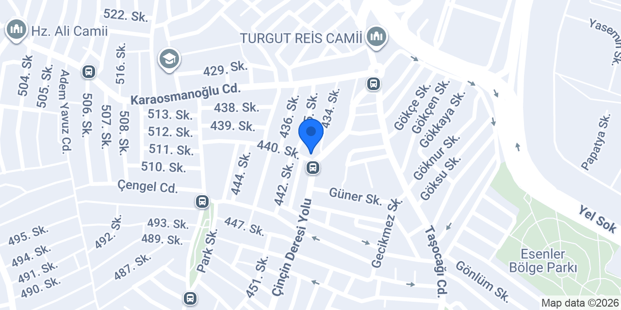 Çavuşoğlu Katık Döner Salonu Frençayzing konumu