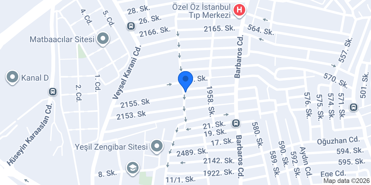 Yüzyıl Aslı Eczane konumu