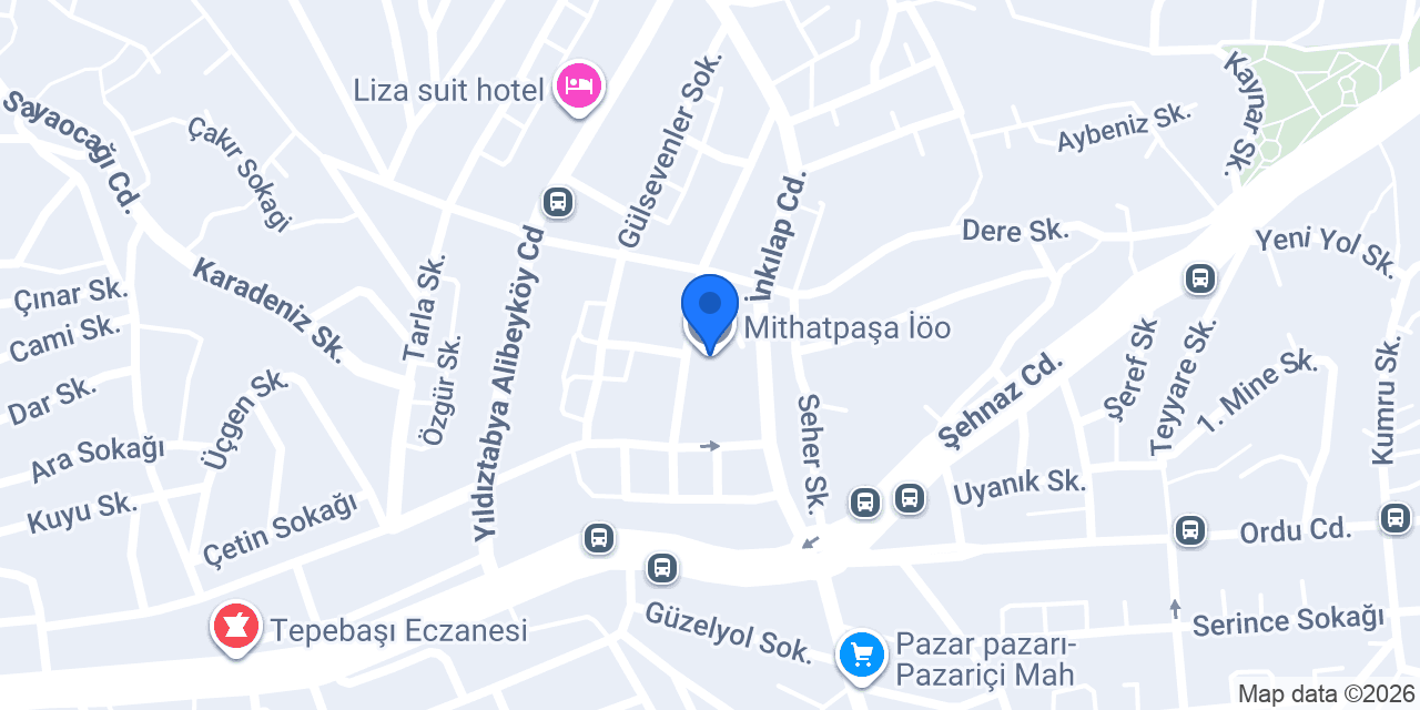 Mithatpaşa İöo konumu