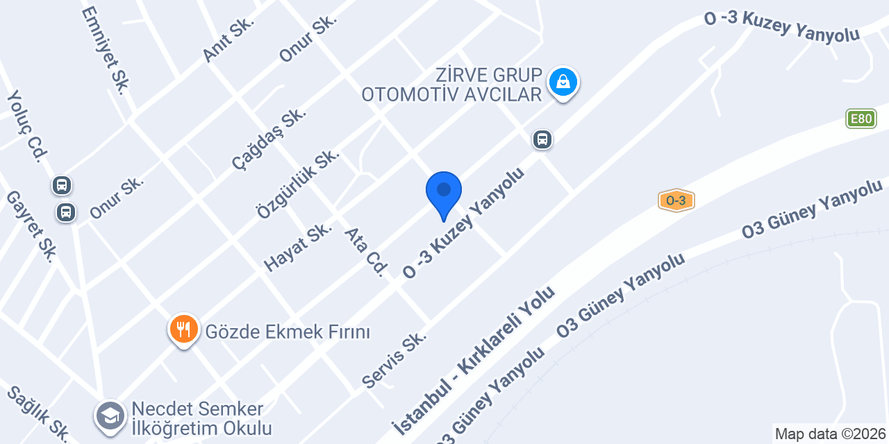 Kervan Çimento Demir konumu