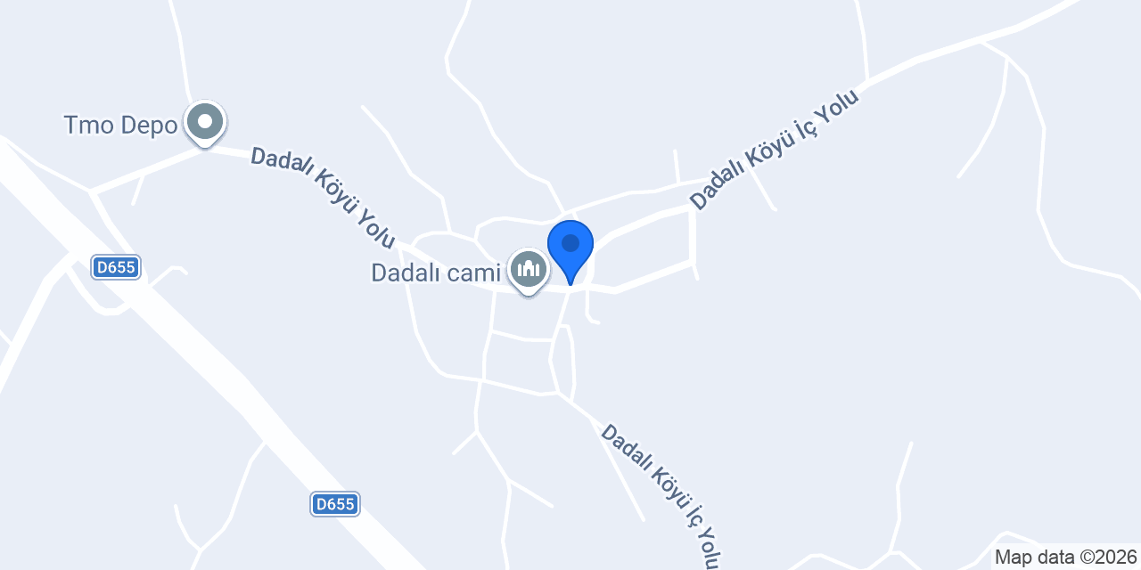 Dadalı Köyü Muhtarlığı konumu