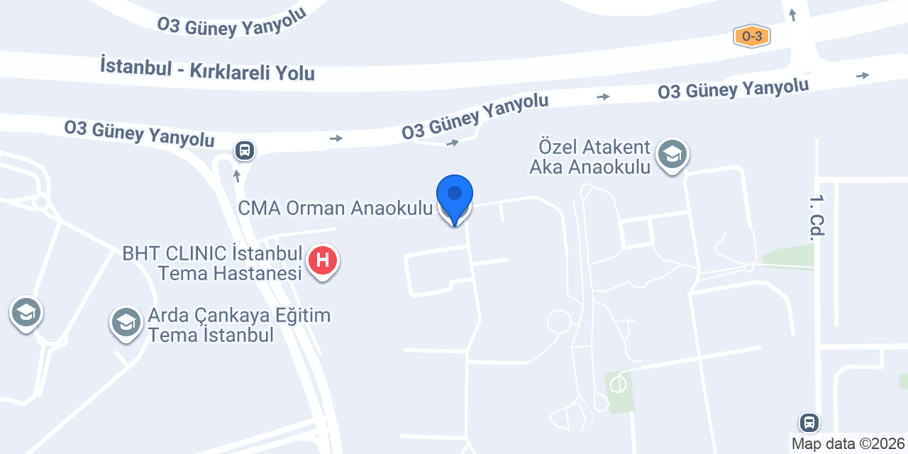 CMA Orman Anaokulu konumu