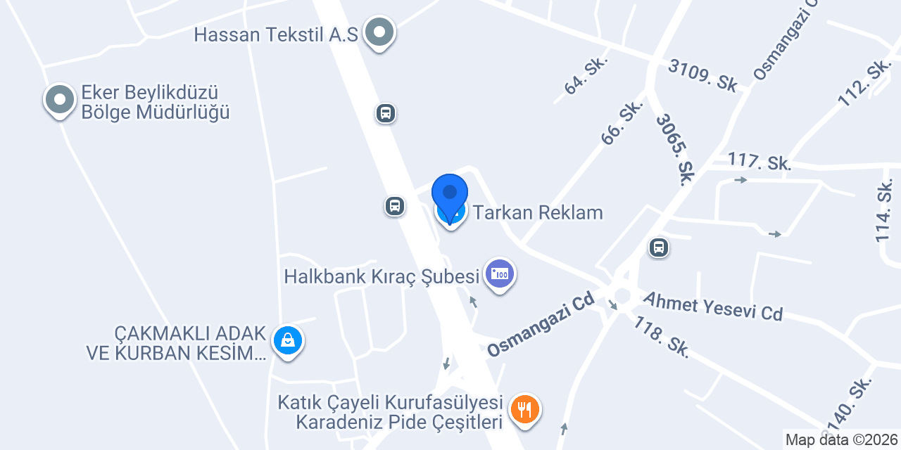İşte Kırtasiye konumu