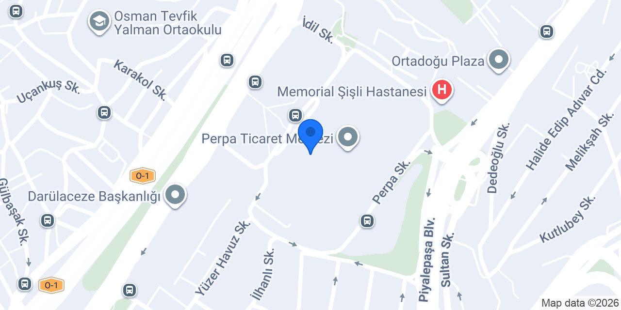 İlker Elektronik -Perpa Şubesi konumu