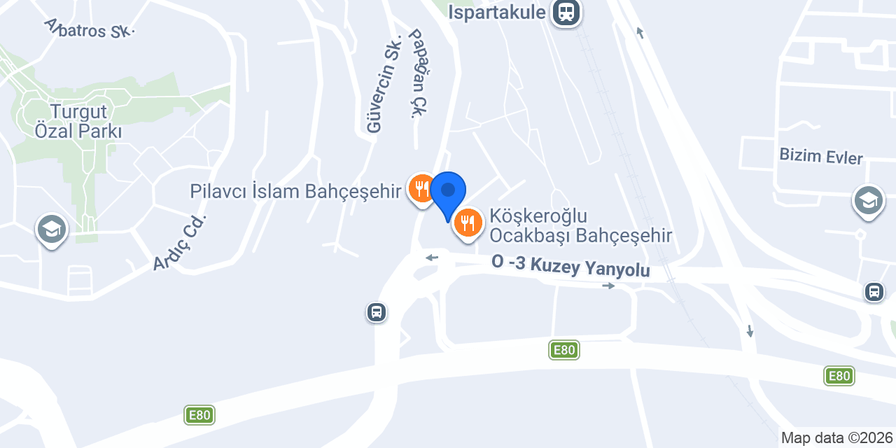 Dekor Ve Dekor İç Mimarlık Bahçeşehir konumu