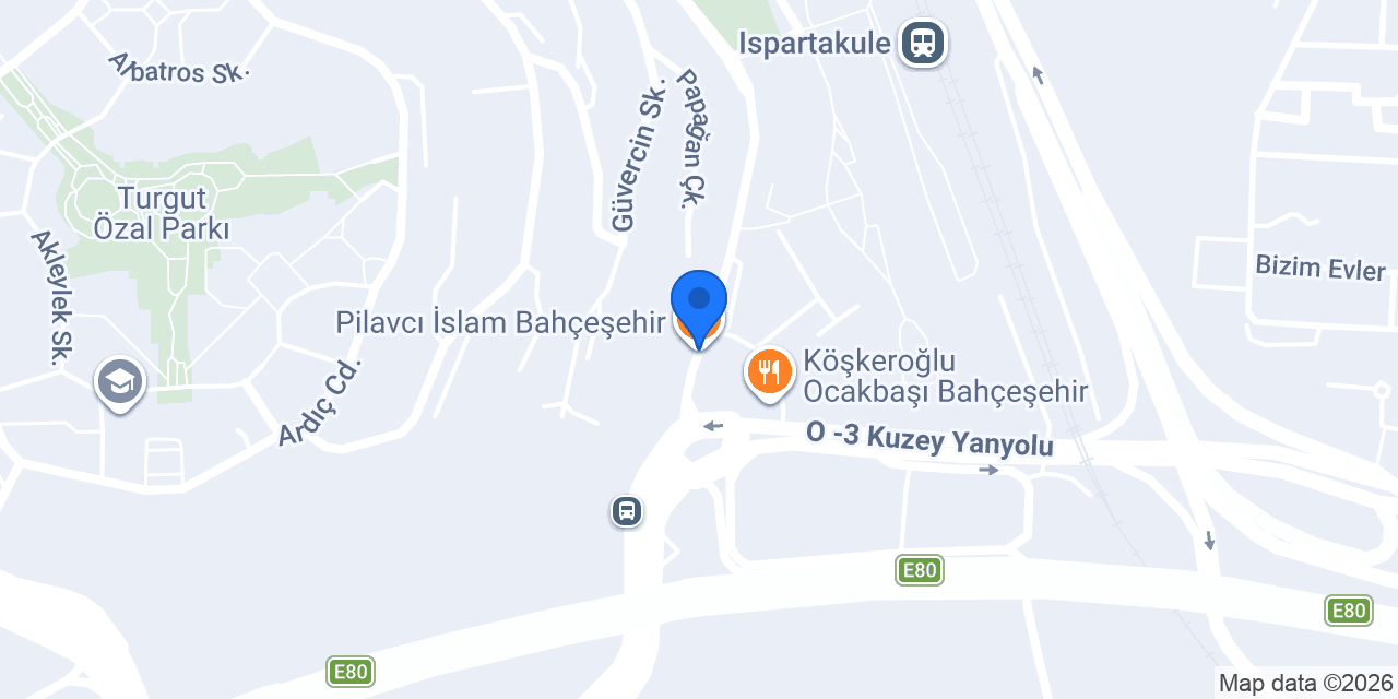 Pilavcı İslam Bahçeşehir konumu