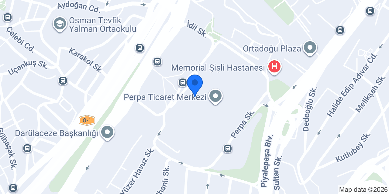 ŞİŞLİ İLÇE TARIM VE ORMAN MÜDÜRLÜĞÜ konumu