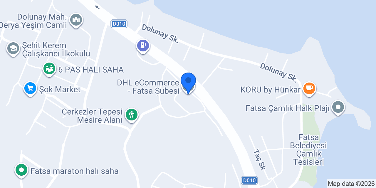 DHL eCommerce - Fatsa Şubesi konumu
