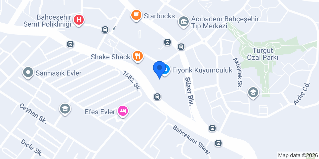 Kaffee Schütz Bahçeşehir konumu