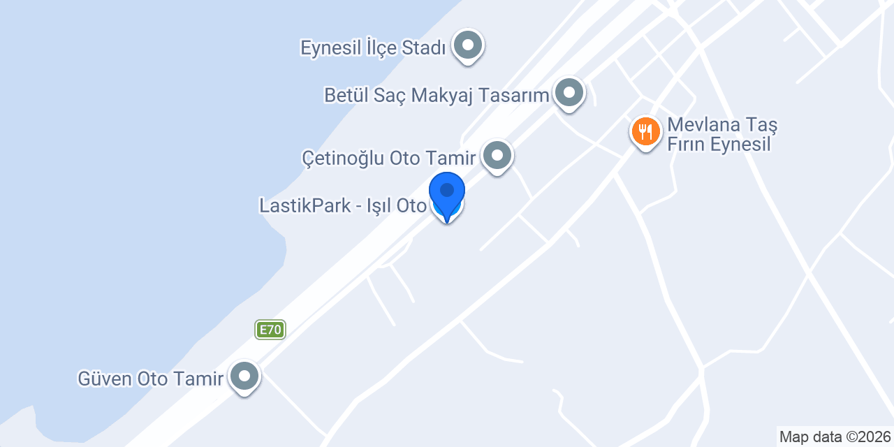 LastikPark - Işıl Oto konumu