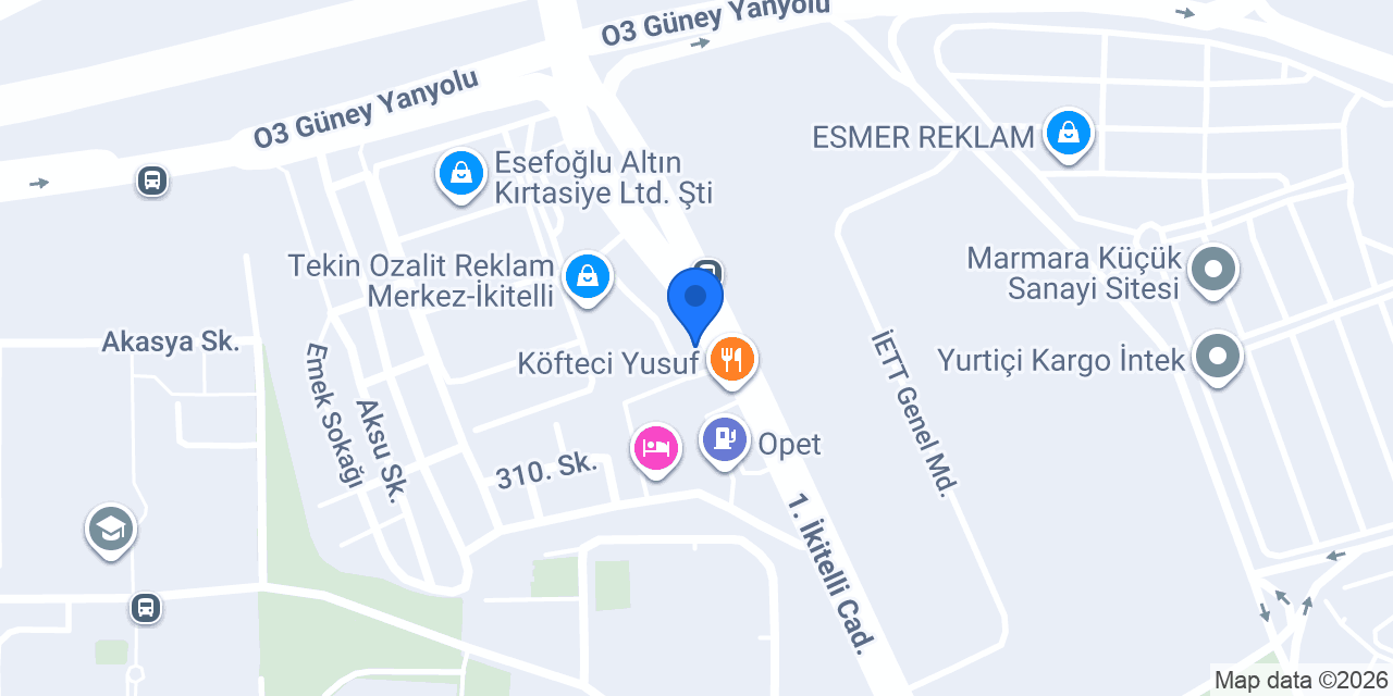Kuveyt Türk İmsan İkitelli Şubesi konumu