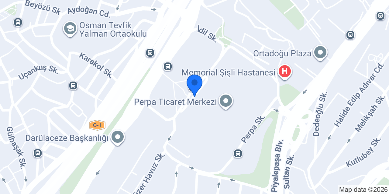 Perpa Taksi konumu