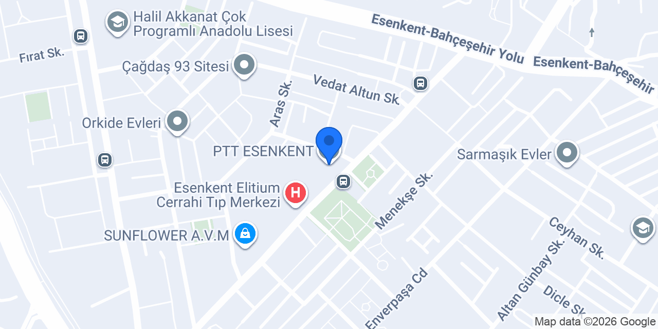 PTT ESENKENT konumu