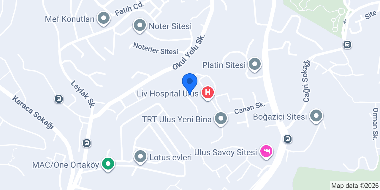 Op.Dr Kübra Karakolcu konumu
