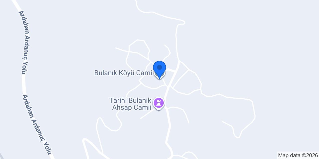 Bulanık İlköğretim Okulu konumu