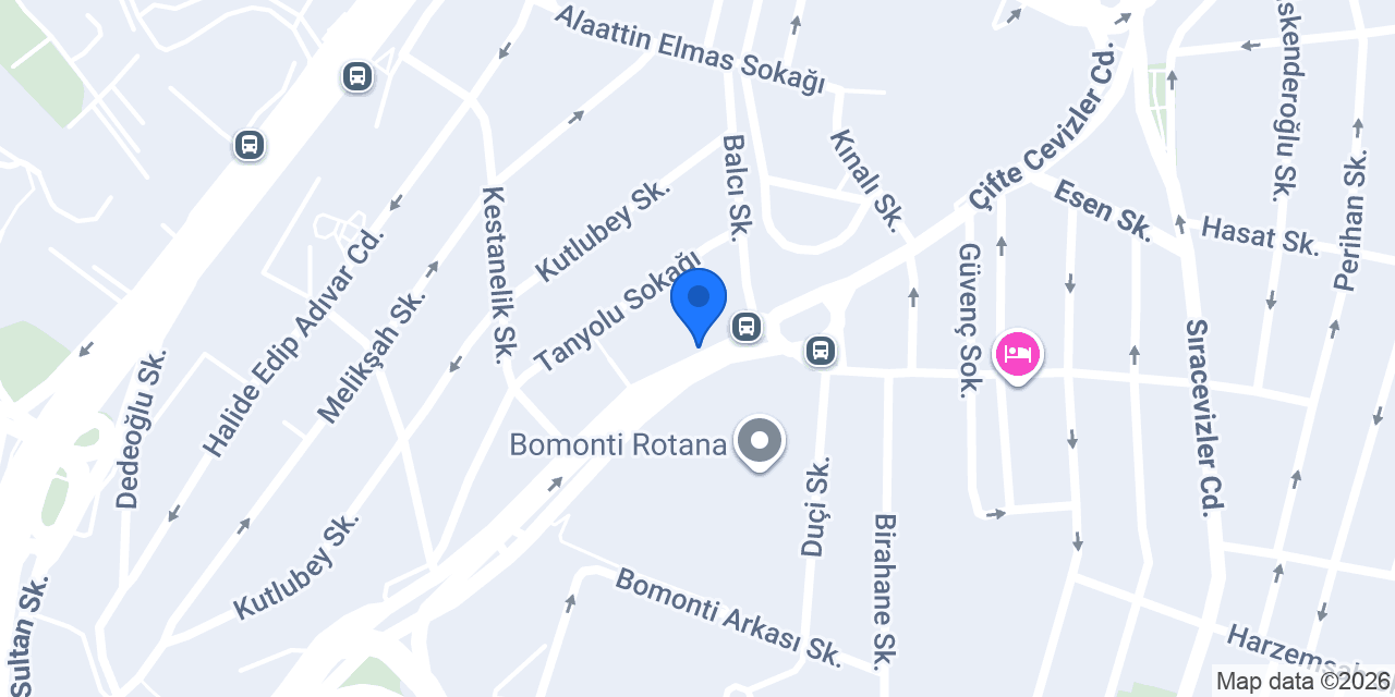 Sachane Şişli konumu