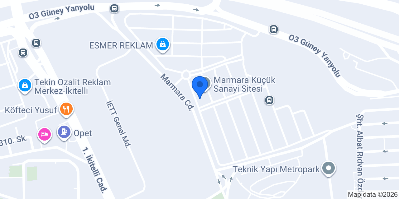 3kutu.com / Üç Kutu Lüks Mukavva Kutu Üreticisi konumu