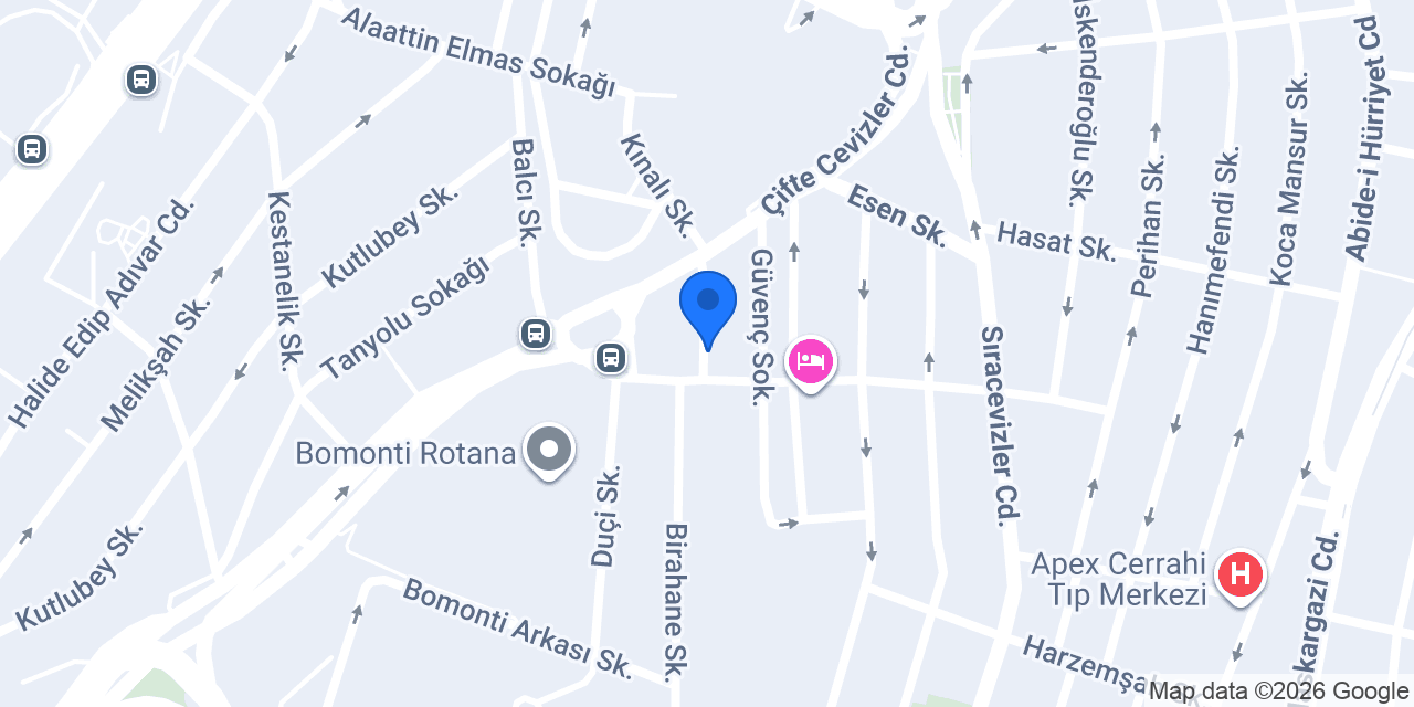 Buke Hotel Bomonti Istanbul konumu