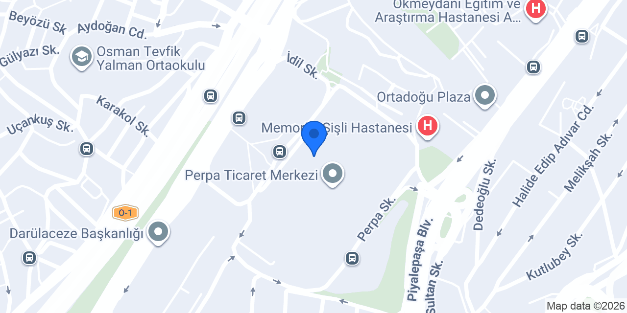 Garanti BBVA Perpa Şubesi konumu