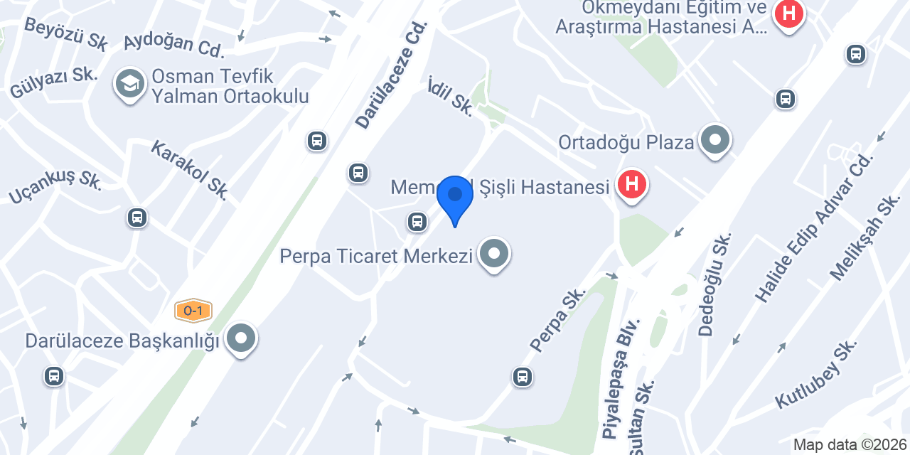 Mercan Matbaa San. ve Tic. Ltd. Şti. konumu