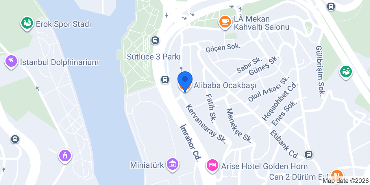Alibaba Ocakbaşı konumu