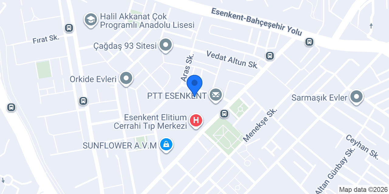 Bahçeşehir Aikido Dojo konumu