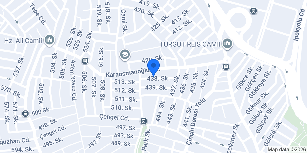 Öz mekanik tesisat konumu