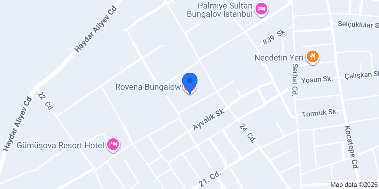 Rovena Bungalow konumu