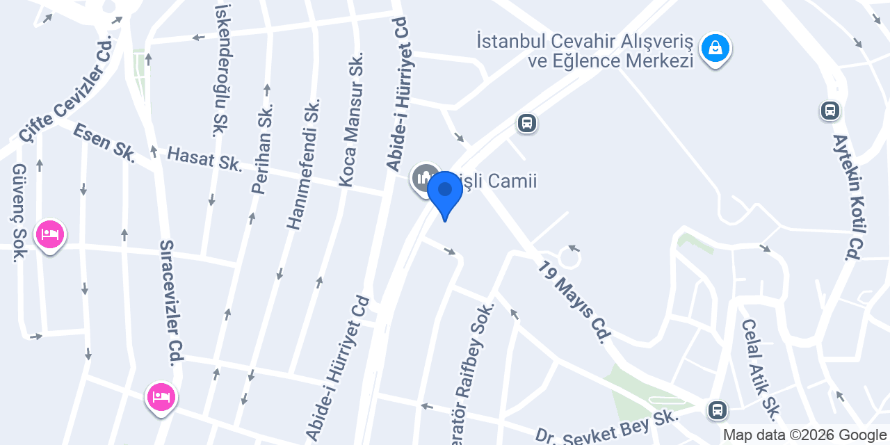 Şişli Genetik Testi Merkezi konumu