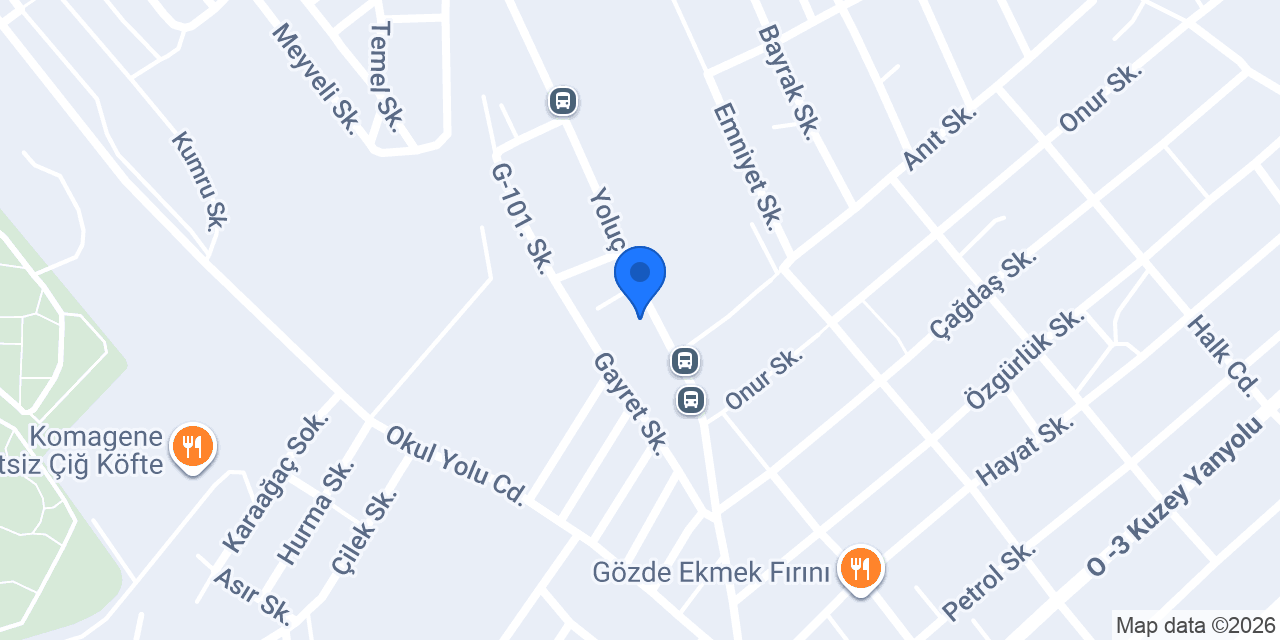 Başkent Garage konumu
