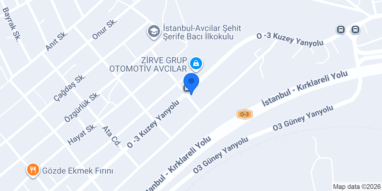 Nur Yapı Avcılar Şube konumu