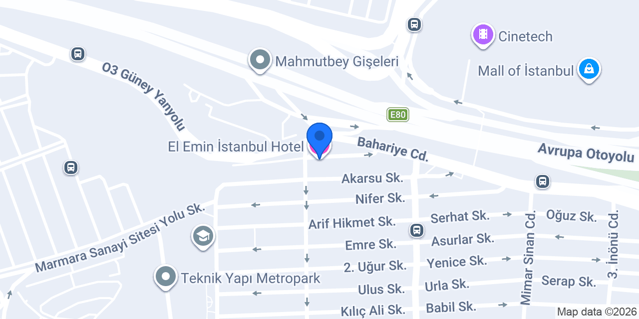 El Emin İstanbul Hotel konumu